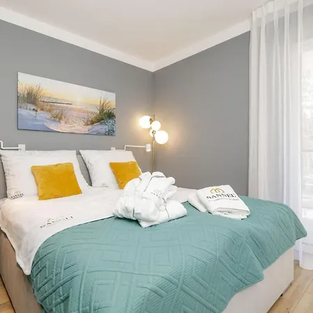 View Z Calorocznym Basenem - Baltic Apartments-sannel For Rent 아파트 *